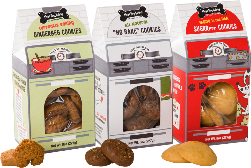 Featuring Sugrrr Cookie Wafers, Ginger Beg Wafers And - Three Dog Bakery Sugar Cookies, 1 Case, One Size (1000x1000), Png Download