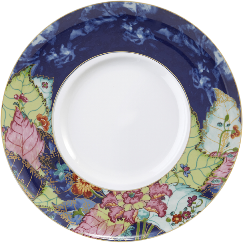 Mottahedeh Tobacco Leaf Contempo Service Plate (996x958), Png Download