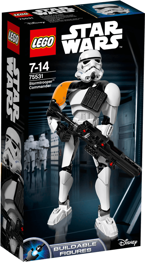 Lego Star Wars Stormtrooper™ Commander - Lego: Star Wars: Stormtrooper Commander (75531) (1488x837), Png Download