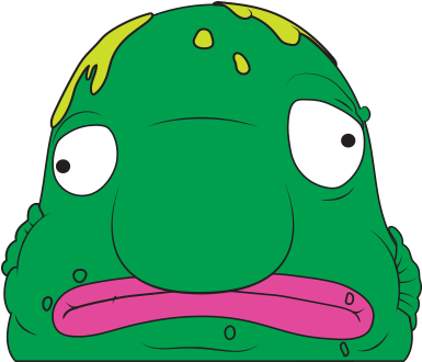 Slob Fish 2 - Grossery Gang Series 3 Blobfish (400x400), Png Download