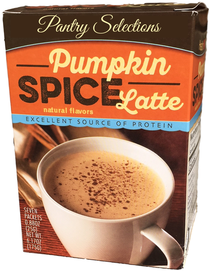 Healthwise Pumpkin Spice Latte Protein Drink 7 Pack - Healthwise Pumpkin Spice Latte (563x608), Png Download