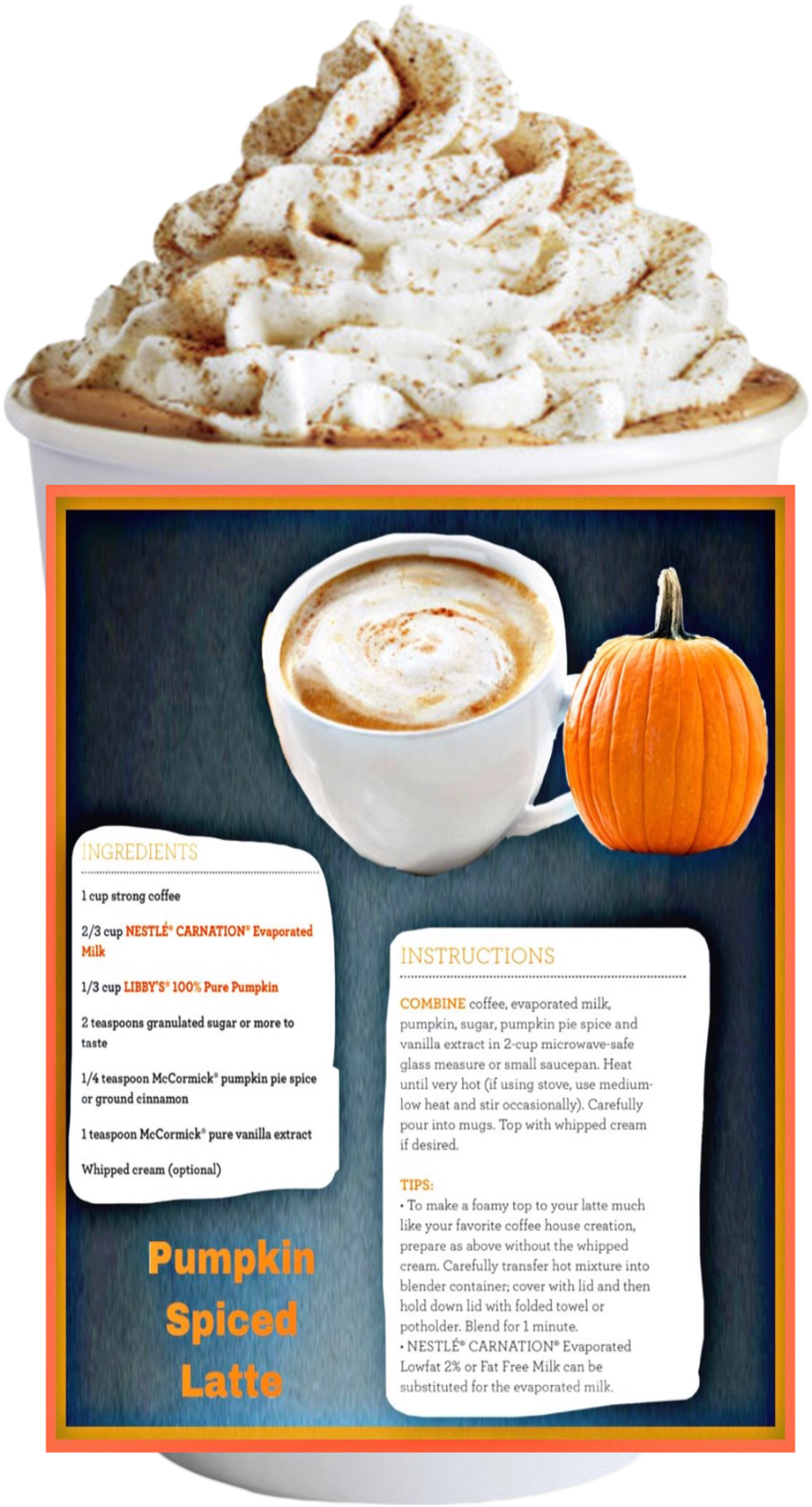 Report Abuse - Starbucks Cup Pumpkin Spice Latte (1024x1820), Png Download