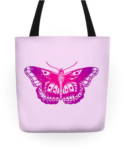 Purple Butterfly Tote - Harry Styles Butterfly (484x484), Png Download