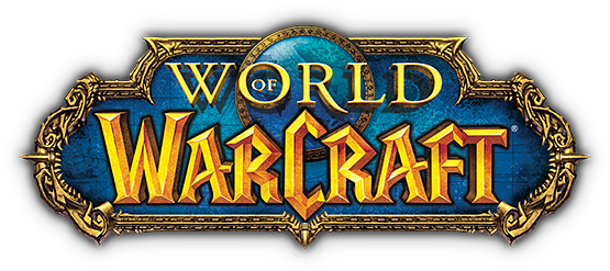 Game Logo Wow - World Of Warcraft Logo (555x247), Png Download