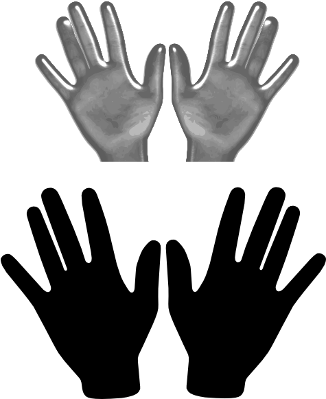 Pin Praying Hands Clasped Beads Prism Religious Tattoo - Hands Clipart (474x597), Png Download