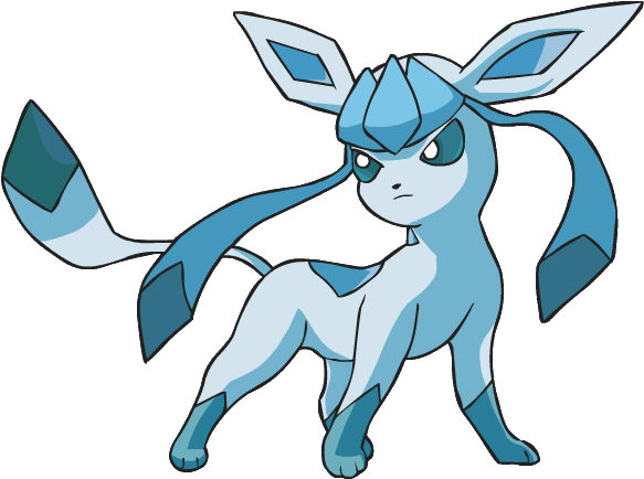 471 Glaceon By Skitteeh 1 - Pokemon Glaceon (610x468), Png Download
