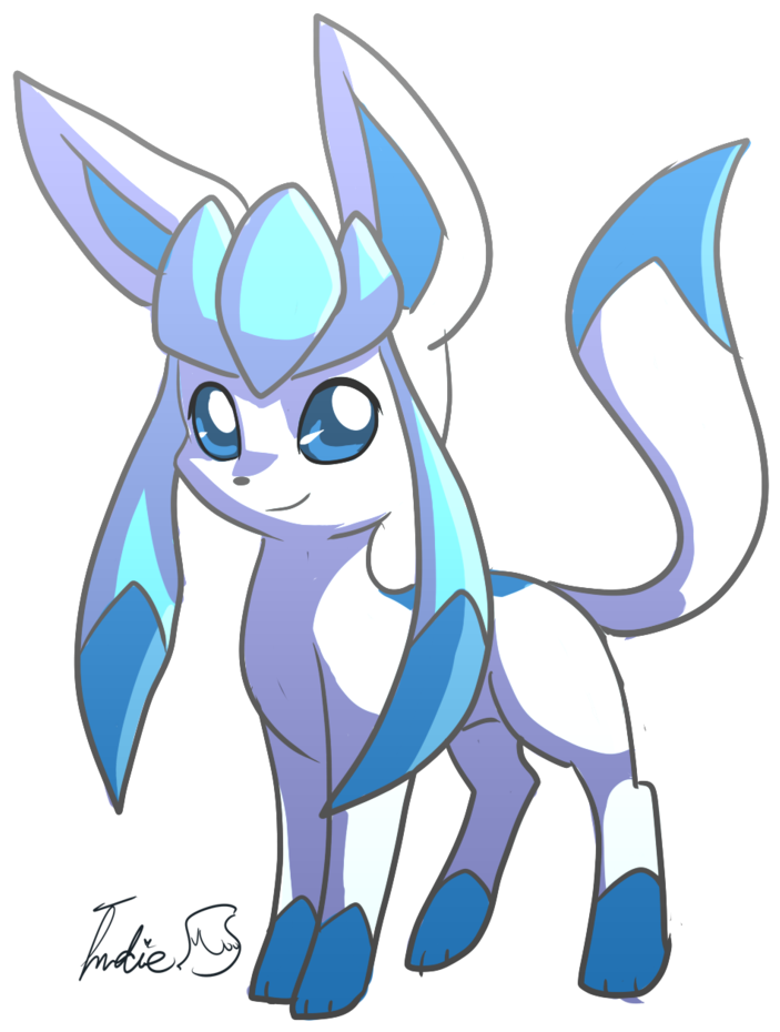 Graphic Royalty Free Library Glaceon Transparent Baby - Glaceon (1024x941), Png Download
