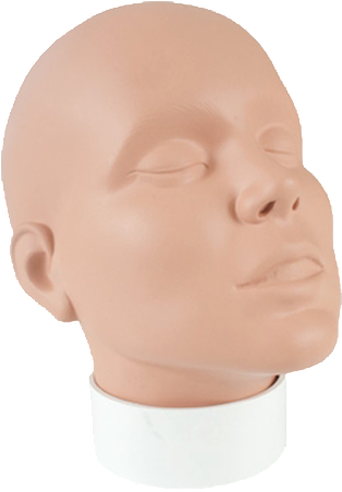 Mehron Practice Head - Mehron Practice Makeup Head (600x600), Png Download