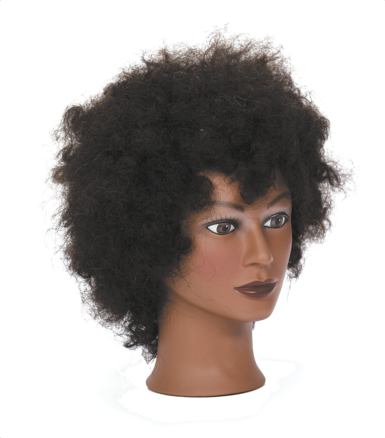 Preço Uniform Tightly Curled Full Head Snap Cap Mannequin (1500x1500), Png Download