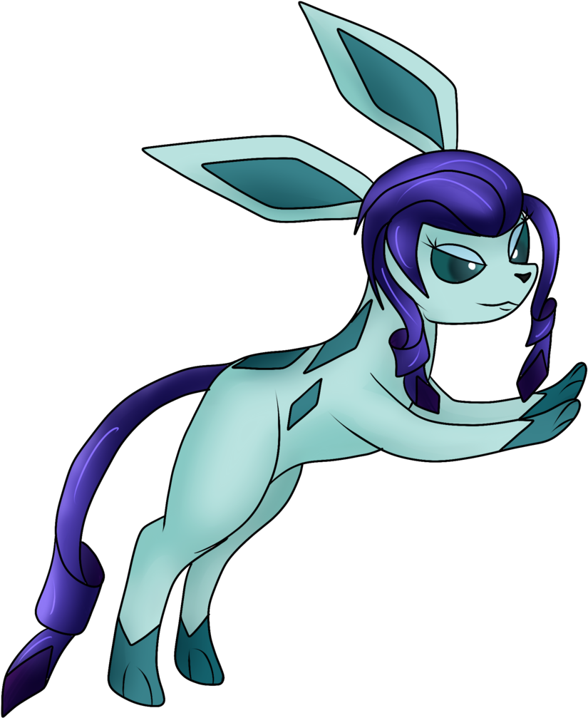 Novaspark, Glaceon, Pokémon, Rarity, Safe, Solo - Pokémon (931x1024), Png Download
