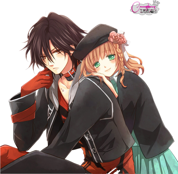 Amnesia Shin And Heroine Png/render By Amuchan06 - Anime Amnesia Shin And Heroine (750x800), Png Download