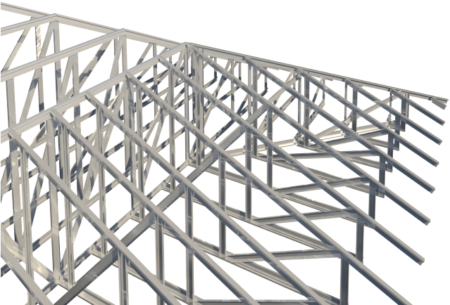 When Revit User Wants To Create Framing Elements Aligned - Steel Roof Framing Section (660x480), Png Download