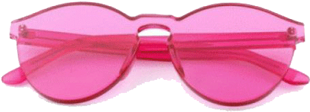 Free Itgirl Shop Transparent Color Sunglasses Aesthetic - Women's Transparent Frame Colored Sunglasses (460x460), Png Download