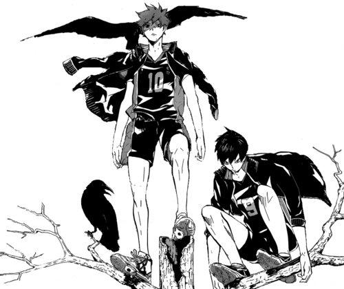 Haikyuu And Kageyama Tobio Image - Kageyama Y Hinata Manga (500x420), Png Download