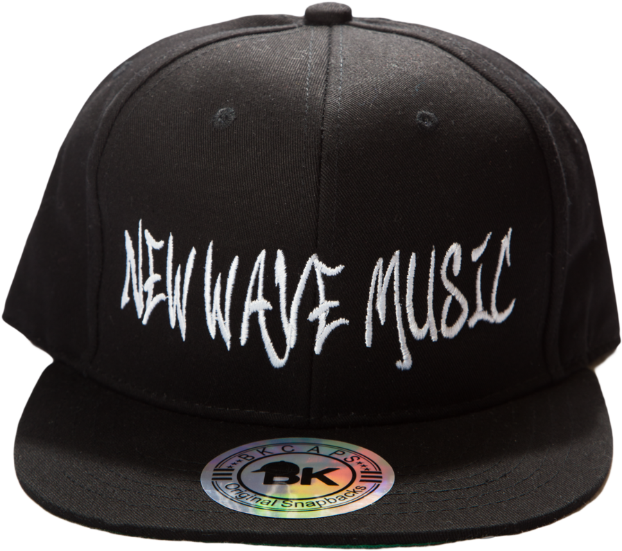 New Wave Music Black Snapback (1000x1000), Png Download