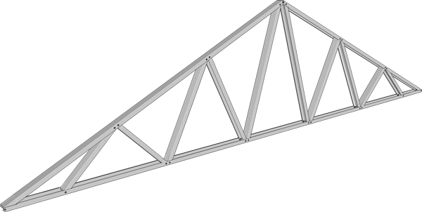 Download 2 Slope Frame - Truss PNG Image with No Background - PNGkey.com