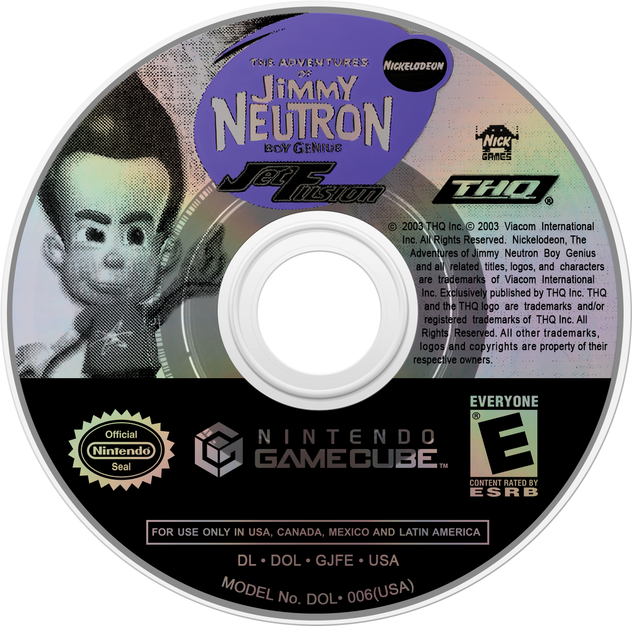 The Adventures Of Jimmy Neutron - Kirby Air Ride Disc (1280x1280), Png Download