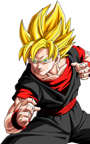 Goten Af Ssj - Son Goku (294x480), Png Download