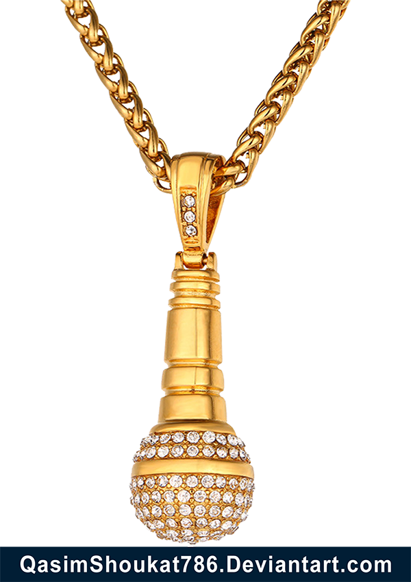 Gold Microphone Png Svg Free Stock (600x850), Png Download