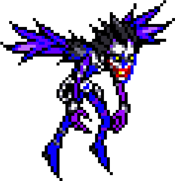 Ryuk - Pixel Art (630x630), Png Download