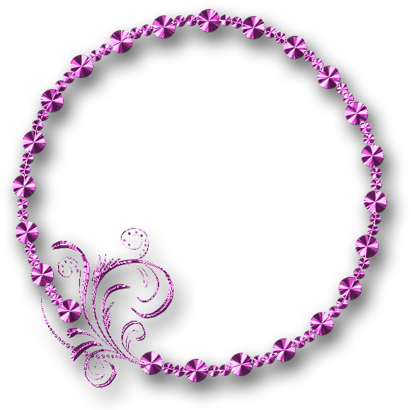Glossy Pink Frame With Transparent Background - Jewelry Design In The Philippines (581x580), Png Download