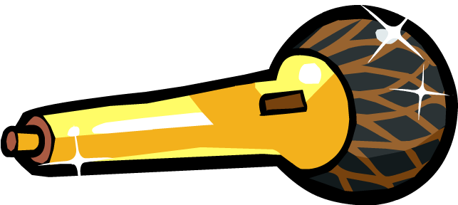 Golden Microphone Png Download - Club Penguin Png Ropa (642x329), Png Download
