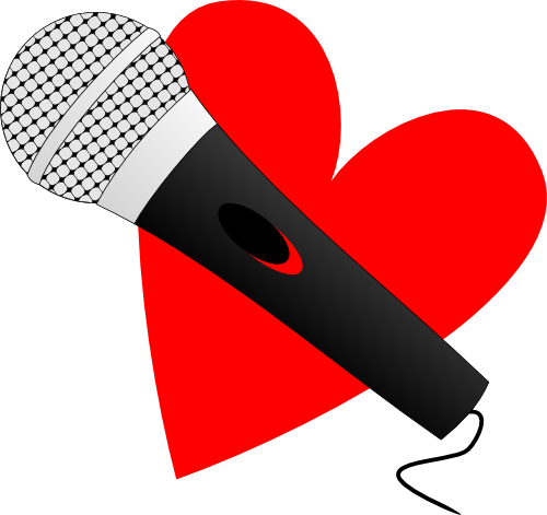 Microphone Clipart Cutie Mark - Red Heart Cutie Mark (500x471), Png Download