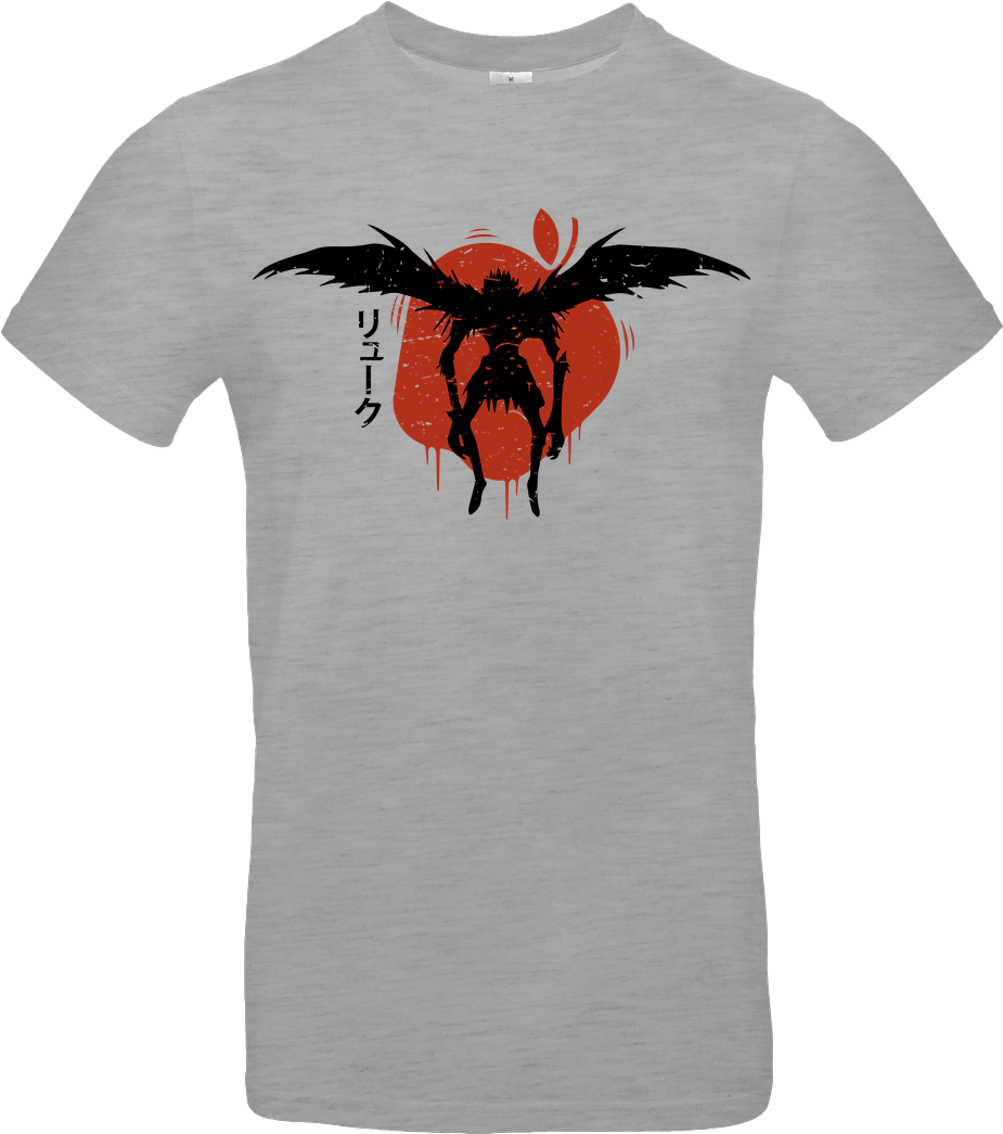 Alundrart Ryuk T-shirt B&c Exact (1044x1044), Png Download