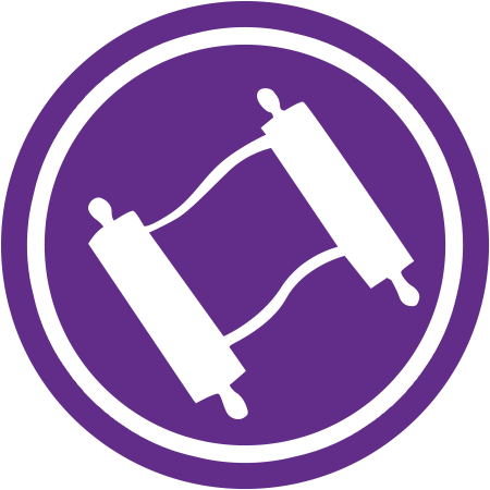 Jewishpeoplehood Icon Pathway Torah - Torah Icon (450x450), Png Download