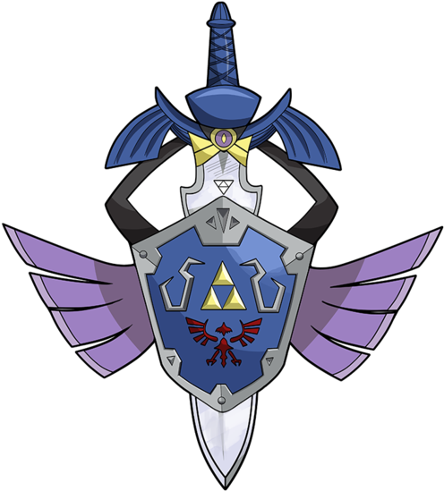 Master Sword Aegislash - Legend Of Zelda Fusions (630x630), Png Download