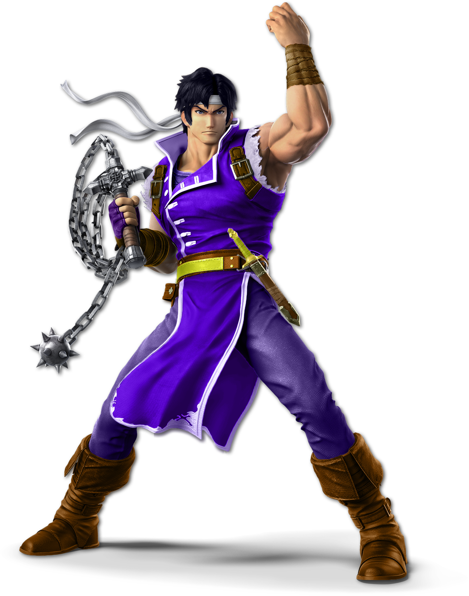 Thelostgalaxy On Twitter - Super Smash Bros Ultimate Richter (943x1199), Png Download