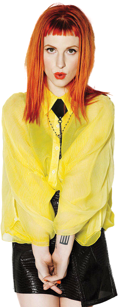 Hayley Williams - Hayley Williams Nylon Photoshoot (774x1032), Png Download