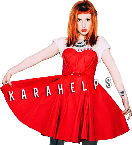 I'm Kara And Sometimes I Wish I Was Hayley Williams - Hayley Williams In A Dress (544x596), Png Download