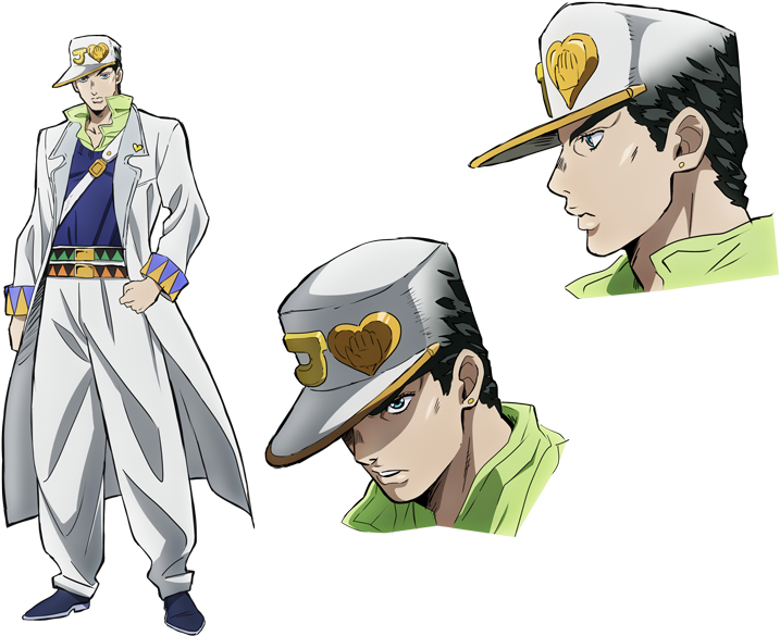 Jotaro Part 3 Vs Part 4 (800x620), Png Download