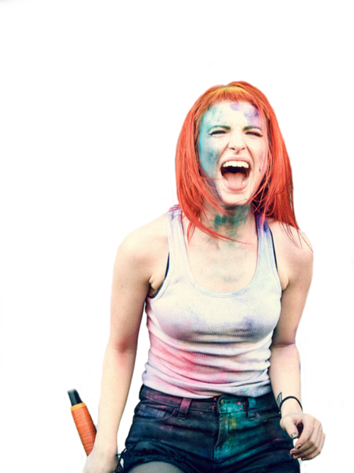 Hayley Williams, Paramore, And Hayley Image - Hayley Williams Face Paint (500x667), Png Download