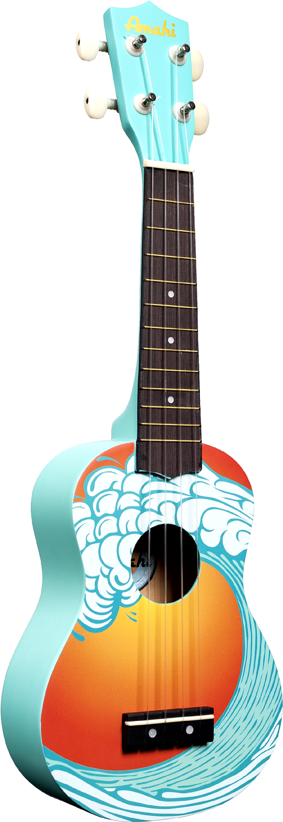 Amahi Ocean Ukulele (659x1800), Png Download