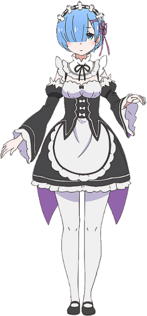 Rem Re Zero 1 - Re Zero Rem Body (315x720), Png Download