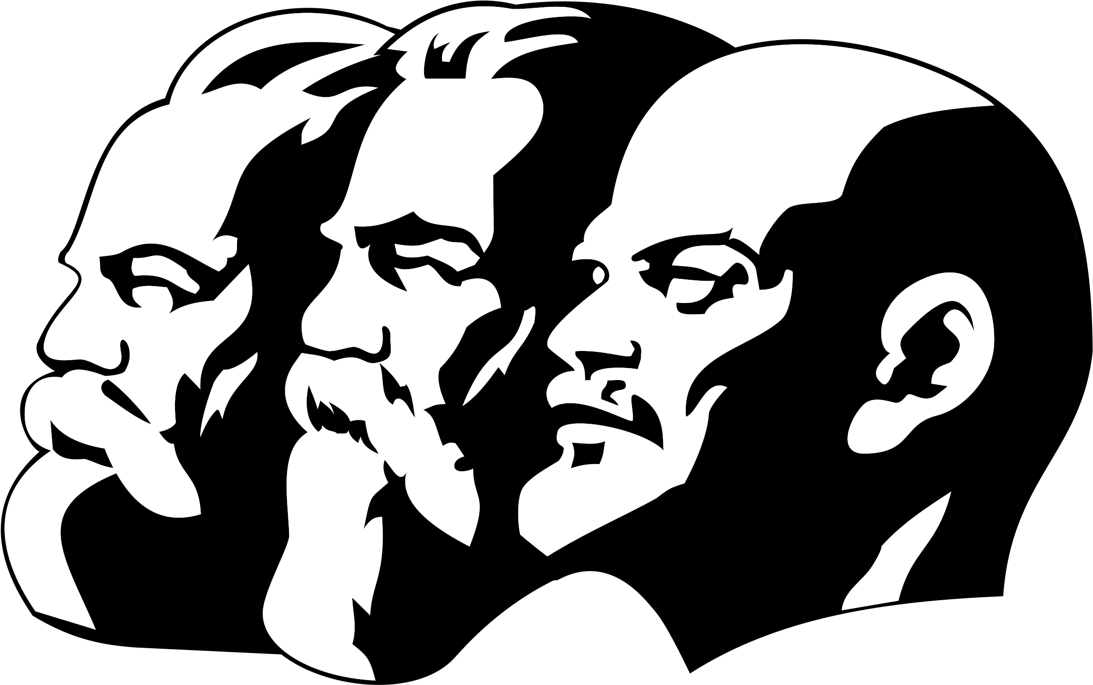 Marx Engels Lenin (2400x1504), Png Download