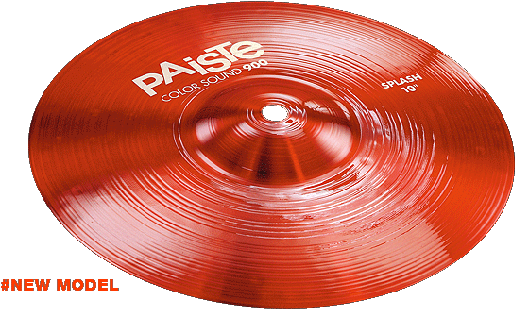 Paiste Color Sound 900 Series 12" Red Thin Splash Cymbal (563x388), Png Download