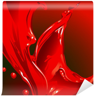 Red Splash Background (400x400), Png Download