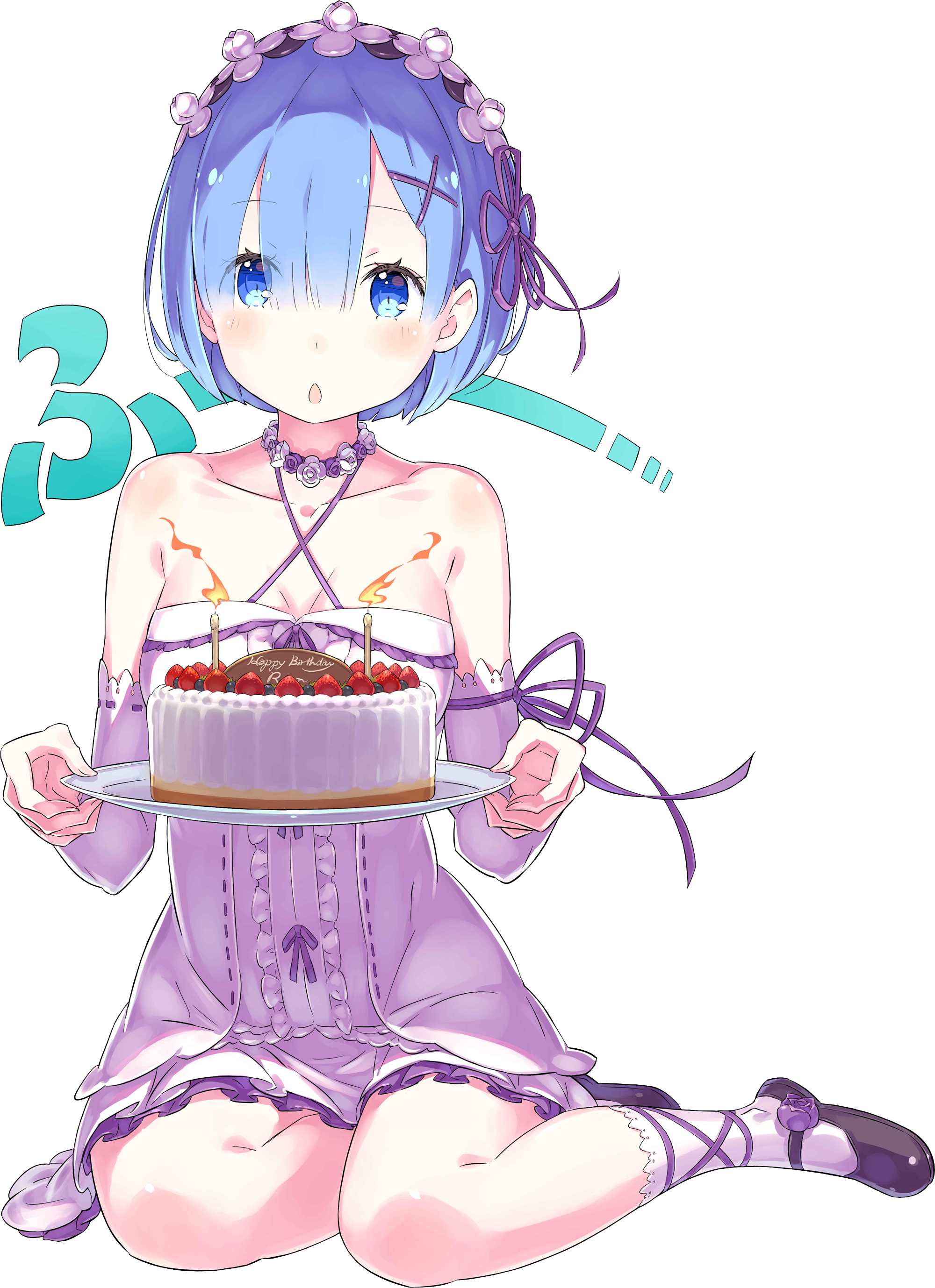 Re Zero Rem Shinichirou Otsuka (2000x2757), Png Download