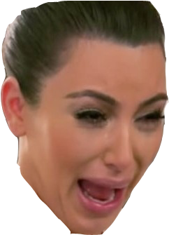 Crying Man Png - Kim K Crying Png (620x400), Png Download