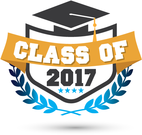 Class Of 2017 Graduation Ceremonies Set - Emblem (500x500), Png Download