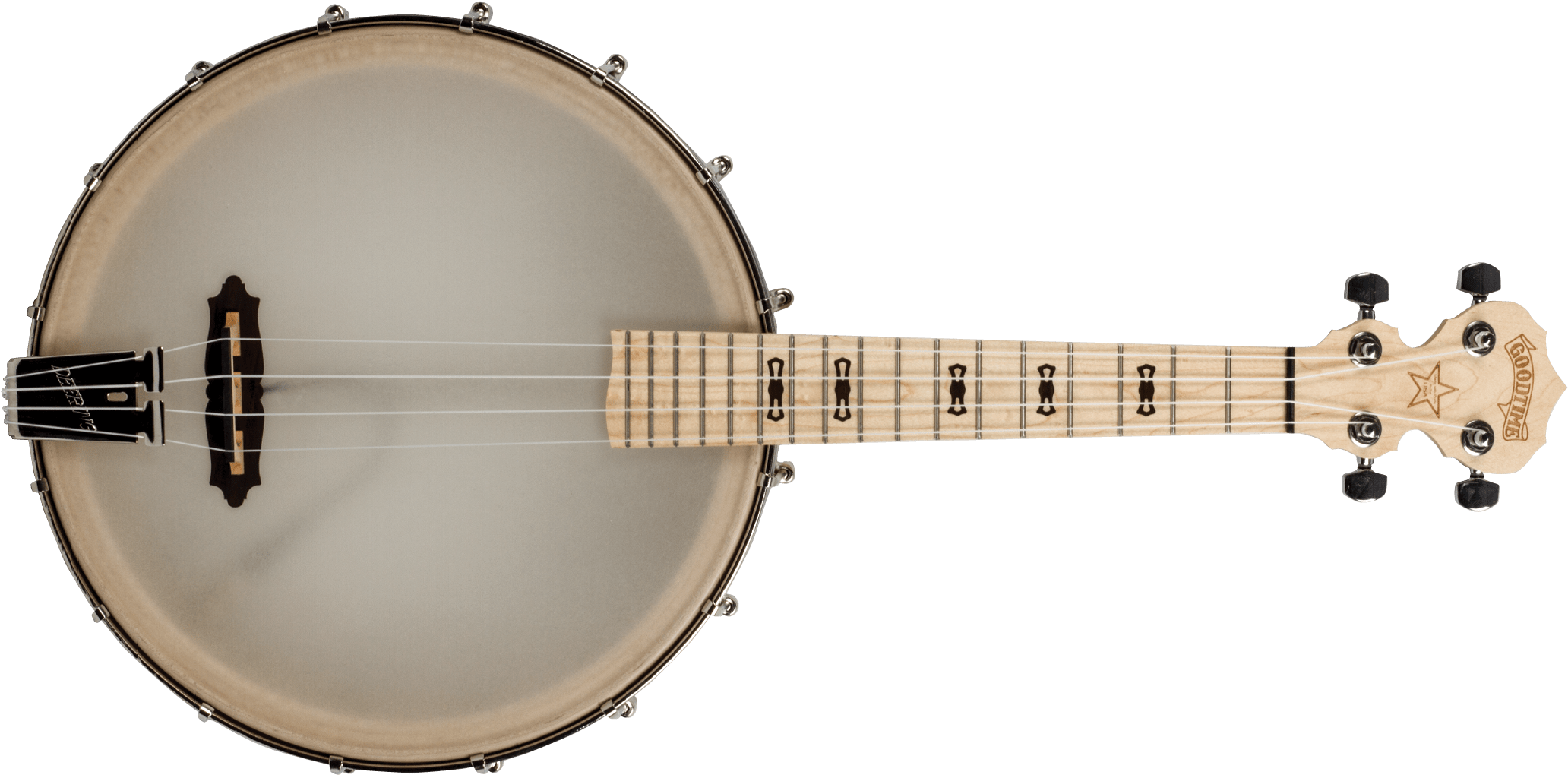 Deering Goodtime Tenor Banjo Ukulele Ukulele Magazine - Goodtime Banjolele (2083x1042), Png Download