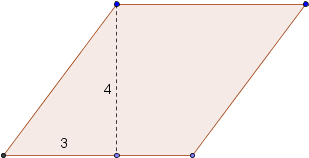 Rhombus Area - Light (480x385), Png Download