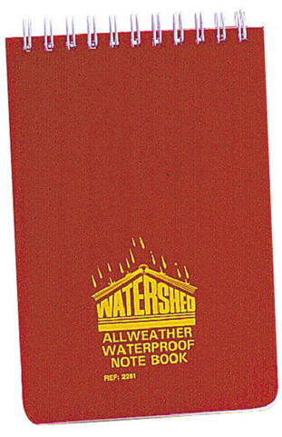 Exacompta Watershed Waterproof Notebook - Chartwell Watershed Waterproof Book Wirebound Ruled (480x480), Png Download