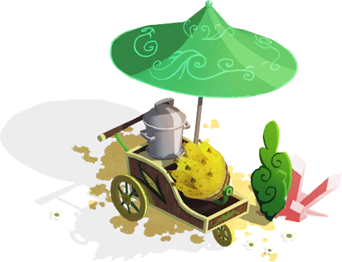 Corn On The Cob Stand - Honey Stands Mlp Gameloft (480x368), Png Download