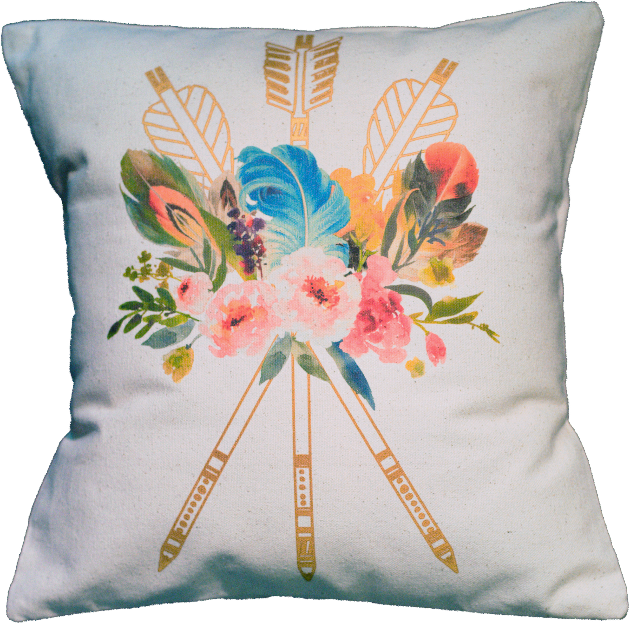 Floral Crossed Arrows - Mother Of The Bride Tote Cute Bridal Party Gifts Personalized (2616x2589), Png Download