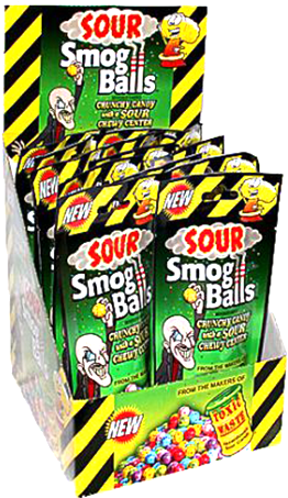 Toxic Waste Sour Smog Balls Candy For Fresh Candy And - Toxic Waste Hazardously Sour Smog Balls (500x500), Png Download