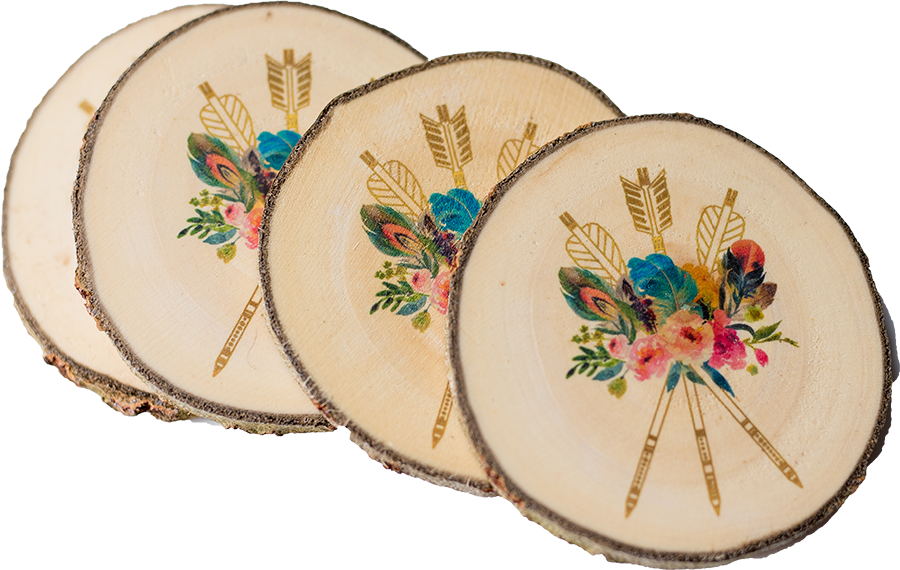 Floral Crossed Arrows - Creative Boards 18 Month Calendar July 2017 December (900x570), Png Download